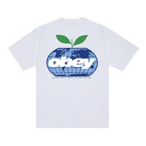 Obey Intercontinental T-Shirt - White - Mens Graphic T-Shirt by Obey