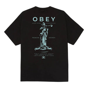 Obey Premium Sounds T-Shirt - Black - Mens Graphic T-Shirt by Obey