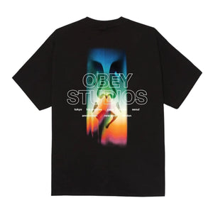 Obey Spectrum T-Shirt - Black - Mens Graphic T-Shirt by Obey