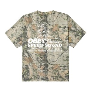 Obey Speed Squad T-Shirt - Leaf Camo - Mens Graphic T-Shirt by Obey