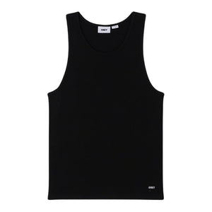 Obey Standard Rib Tank Top Vest 2 Pack - Black - Mens Skate Brand Vest/Tank Top by Obey