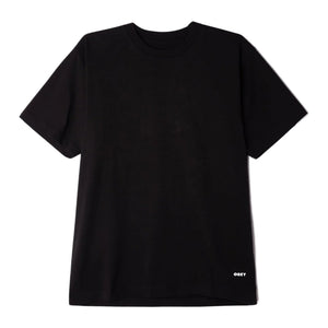 Obey Standard Tee 2 Pack T-Shirt - Black - Mens Plain T-Shirt by Obey
