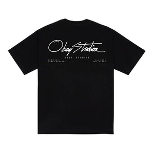 Obey Studios 3 Decades T-Shirt - Black - Mens Graphic T-Shirt by Obey