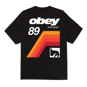 Obey VHS T-Shirt - Black - Mens Graphic T-Shirt by Obey