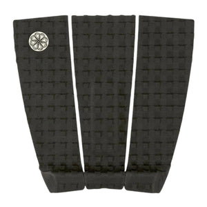 Octopus J Wide Surfboard Tail Pad - Black - 3 Piece Tail Pad by Octopus