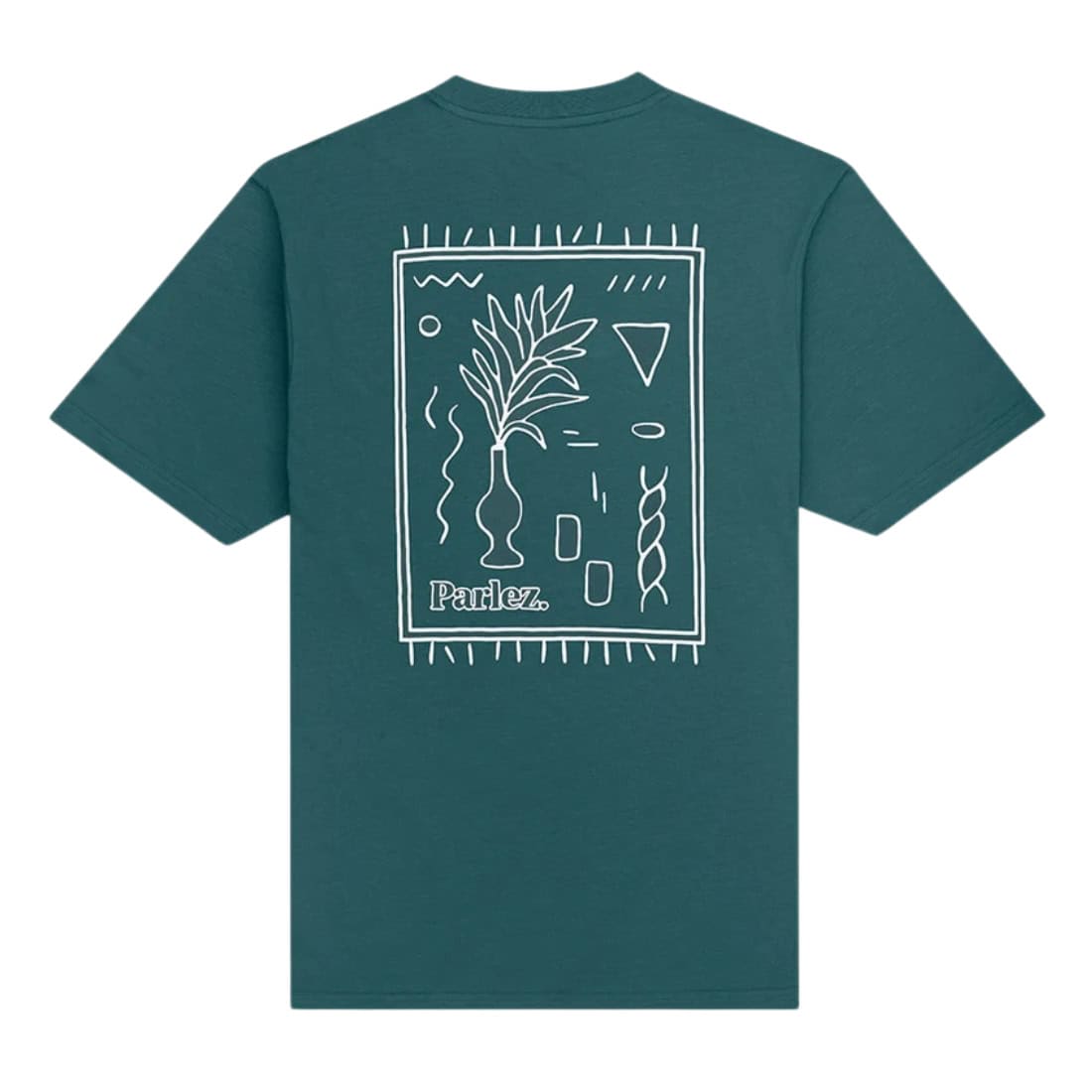 Parlez Altimas T-Shirt - Pacific Green - Mens Graphic T-Shirt by Parlez