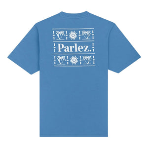 Parlez Ardor T-Shirt - Azure - Mens Graphic T-Shirt by Parlez