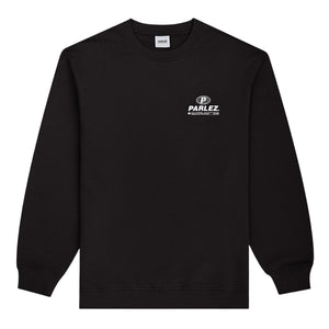 Parlez Excel Sweatshirt - Black - Mens Crew Neck Sweatshirt by Parlez