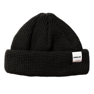Parlez Metior Beanie - Black - Fold Beanie by Parlez
