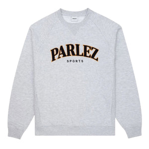 Parlez Varsity Crew - Heather Grey - Mens Crew Neck Sweatshirt by Parlez