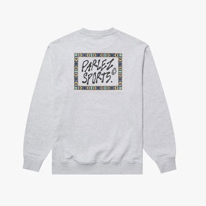 Parlez Verge Sweater - Heather Grey - Mens Crew Neck Sweatshirt by Parlez