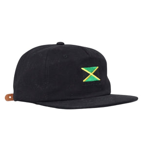 Pass Port Jamaica Snapback Cap - Black - Strapback Cap by Pass Port One Size