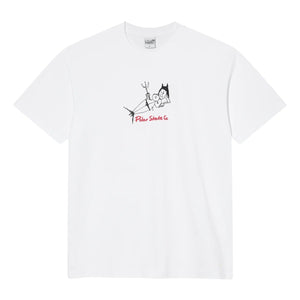 Polar Devil Woman T-Shirt - White - Mens Skate Brand T-Shirt by Polar