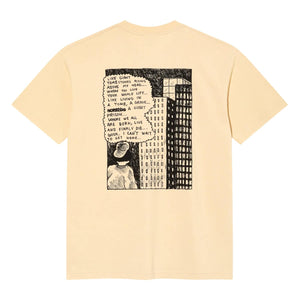 Polar Home Sweet Home T-Shirt - Oatmeal - Mens Skate Brand T-Shirt by Polar