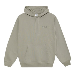 Polar Stroke Logo Dave Hoodie - Vetiver - Mens Pullover Hoodie by Polar