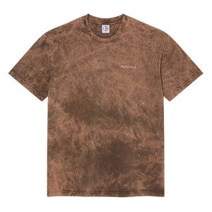 Polar Surf Logo Acid T-Shirt - Brown - Mens Skate Brand T-Shirt by Polar XL
