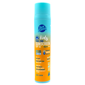 Sun Zapper Pure Zinc Kids Sunscreen SPF50 Pump Bottle - Sunscreen by Sun Zapper 100g
