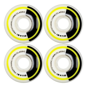 Quasi 52mm P-Class Classic Shape Wheels - White - Skateboard Wheels by Quasi 52mm