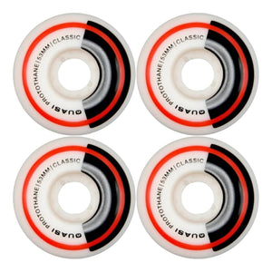 Quasi 53mm P-Class Classic Shape Wheels - White - Skateboard Wheels by Quasi 53mm