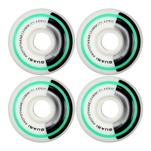 Quasi 54mm P-Class Classic Shape Wheels - White - Skateboard Wheels by Quasi 54mm