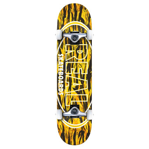 Real 7.3" Stealth Oval Mini Complete - Yellow - Complete Skateboard by Real 7.3 inch (mini)