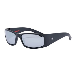 Ritual Vision Doomsday Machine Polarised Sunglasses - Matte Black/Silver Grey Polarised - Square/Rectangular Sunglasses by Ritual Vision