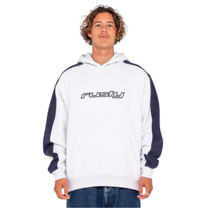 Rusty 2K Sing Hooded Fleece - Ecru Marle - Mens Pullover Hoodie by Rusty