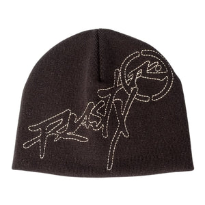 Rusty Hoodus Beanie - Reflective/Black - Basic Beanie by Rusty