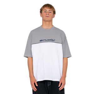 Rusty Infinity Tee - White - Mens Graphic T-Shirt by Rusty