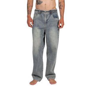 Rusty Tides Denim Pant - Dirty - Mens Relaxed/Loose Denim Jeans by Rusty