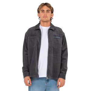 Rusty V8 Coup Cord Jacket - Coal - Mens Casual Jacket by Rusty