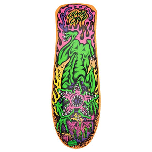 Santa Cruz 10.3" X Stranger Things Salba Demogorgon Deck - Orange - Skateboard Deck by Santa Cruz 10.3 inch