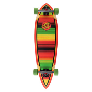 Santa Cruz 33" Serape Dot Pintail Cruzer Skateboard - Multi