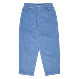 Santa Cruz Big Pants - Crystal Blue Cord - Mens Corduroy Pants/Trousers by Santa Cruz