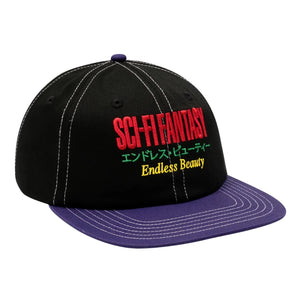 Sci-Fi Fantasy Endless Beauty Hat - Black/Purple - Strapback Cap by Sci-Fi Fantasy One Size