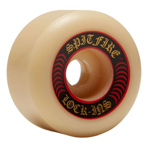 Spitfire 55mm F4 101DU Lock-Ins Formula 4 Wheels - White - Skateboard Wheels by Spitfire 55mm