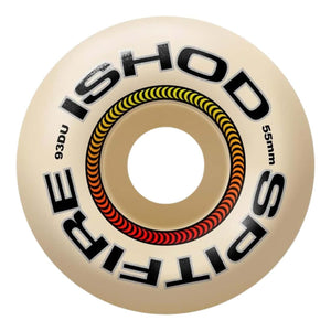 Spitfire 55mm F4 93DU Ishod Lock-In Classic Formula 4 Wheels - White - Skateboard Wheels by Spitfire 55mm