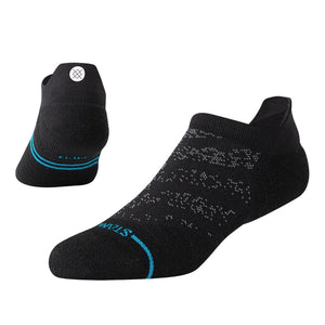 Stance Athletic Tab Socks - Black - Unisex Running/Training Socks by Stance