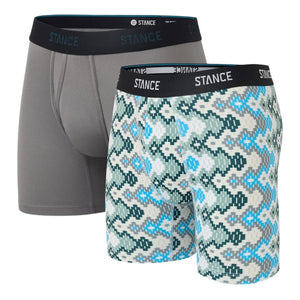 Stance BFF Boxer Brief 2 Pack - Multi - Mens Boxer Briefs Underwear by Stance