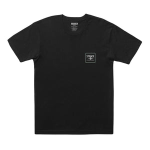 Stance Boxed Blur T-Shirt - Black - Mens Graphic T-Shirt by Stance