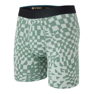 Stance Check Me Out Boxer Briefs - Green - Mens Boxer Briefs Underwear by Stance