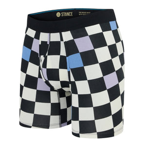 Stance Chef Check Butterblend Boxer Briefs - Black - Mens Boxer Briefs Underwear by Stance