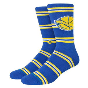 Stance Classics Warriors Socks - Blue - Mens Crew Length Socks by Stance L (UK8-12.5)