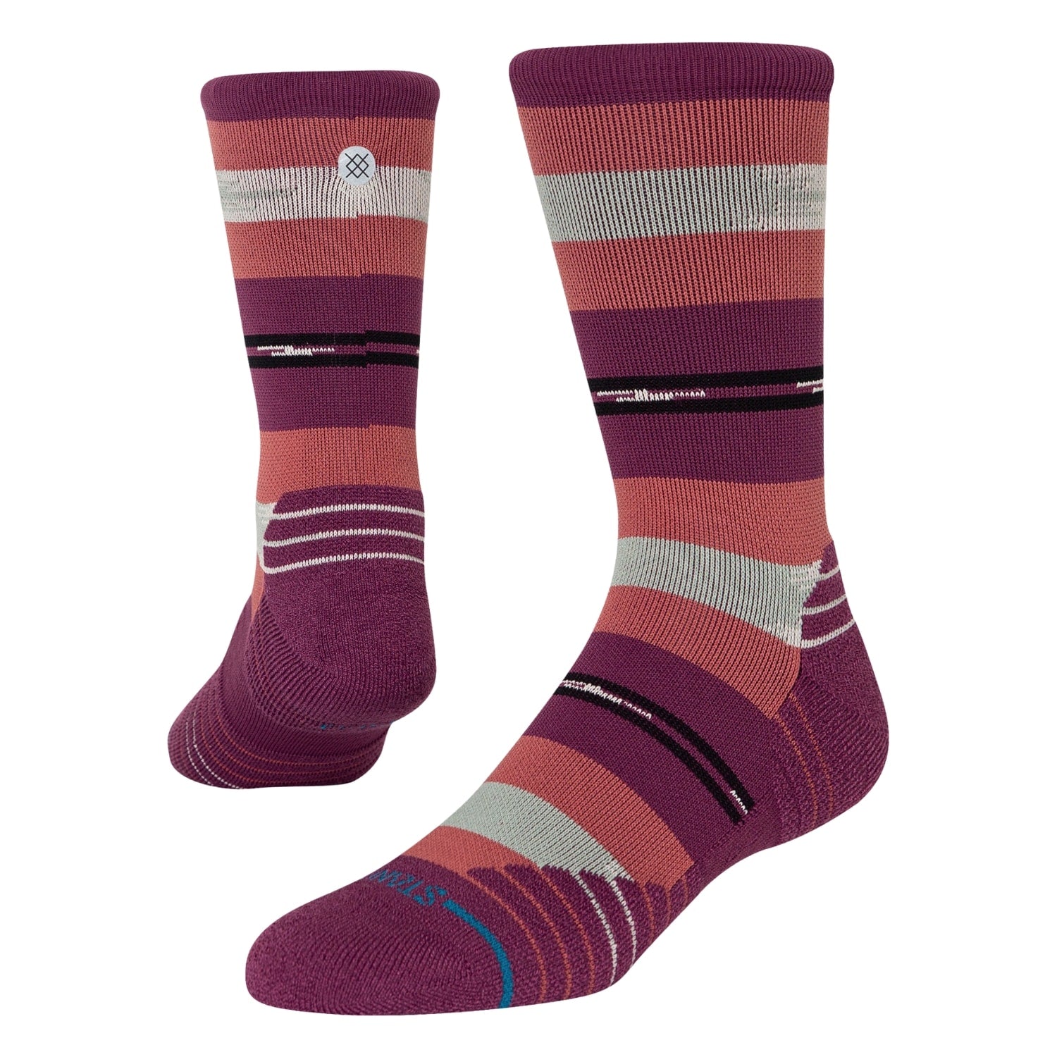 Stance Maven Crew Sock - Purple - Unisex Crew Length Socks by Stance