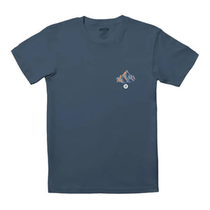 Stance Peaks T-Shirt - Sea Blue - Mens Graphic T-Shirt by Stance