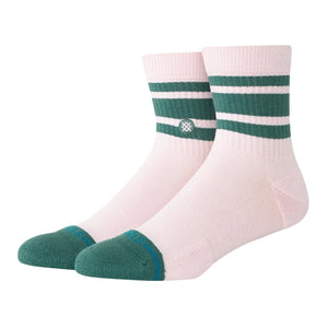 Stance Womens Boyd Quarter Socks - Pink - Womens Crew Length Socks by Stance