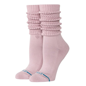 Stance Womens Icon Slouch Crew Socks - Lilac - Womens Crew Length Socks by Stance