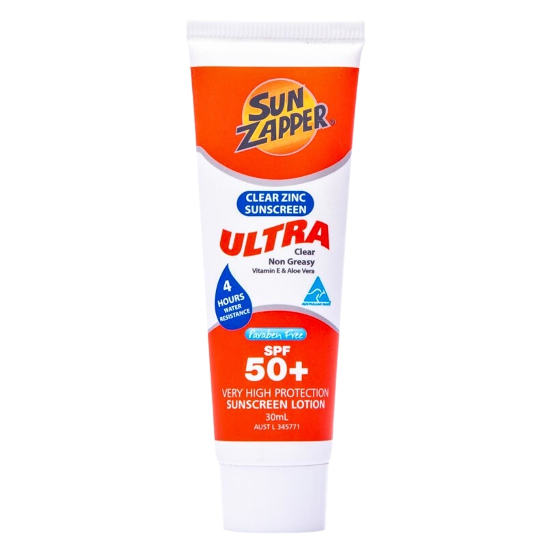 Sun Zapper Clear Zinc Ultra Spf50+ Travel Size Sunscreen Lotion - Clear - Sunscreen by Sun Zapper 30ml