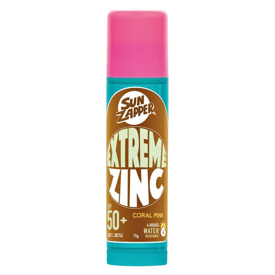 Sun Zapper Extreme Zinc SPF50+ Face Stick - Coral Pink