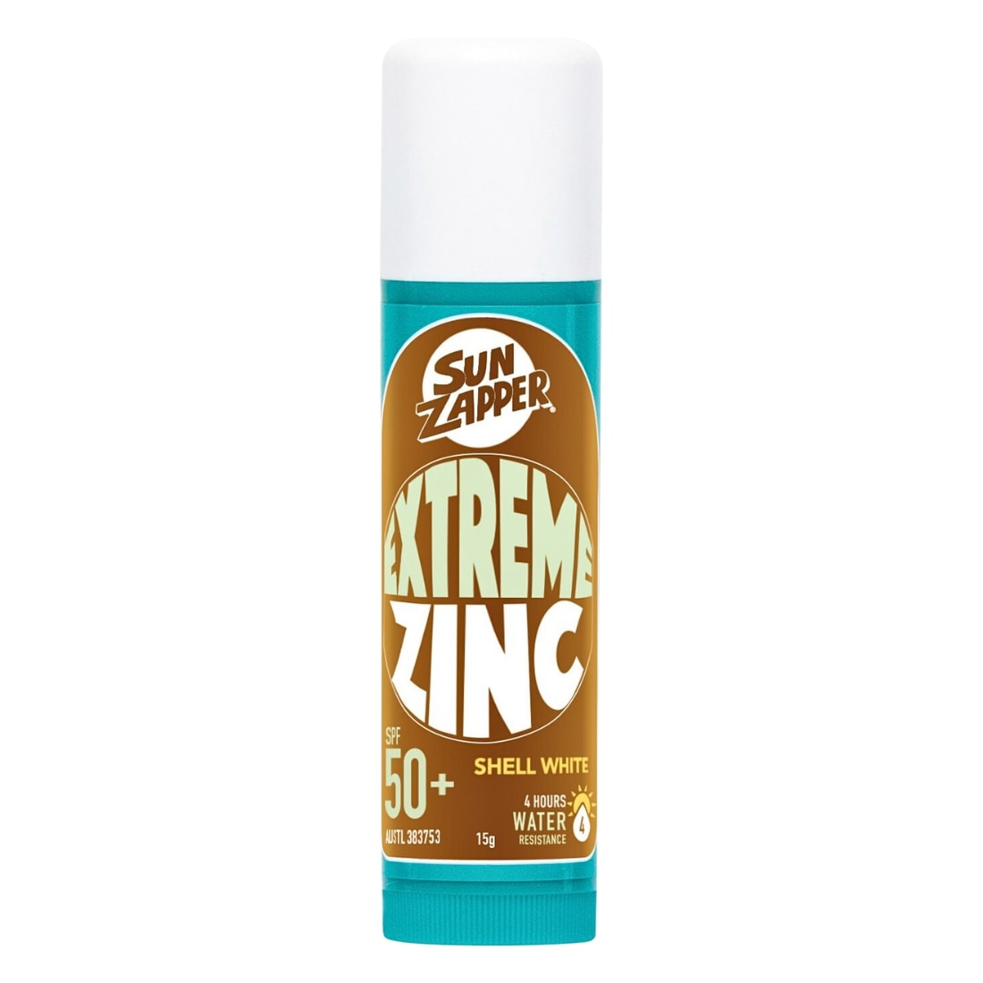 Sun Zapper Extreme Zinc SPF50+ Face Stick - Shell White